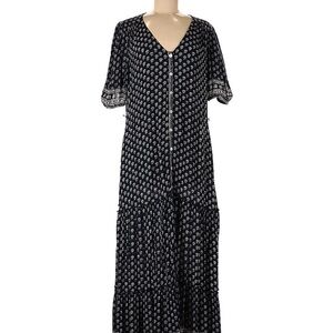 Faherty size medium blue maxi dress